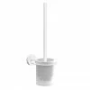 Venice White Wall Mounted Toilet Brush & Holder -TOILET ACCESSORIES shop VWHIA17 P