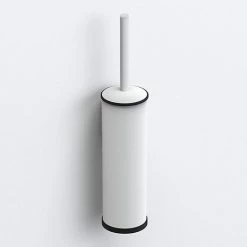 Venice White Toilet Brush & Holder