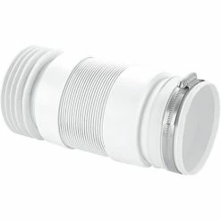McAlpine 110mm Straight Back to Wall Flexible WC Pan Connector - WC-F21R