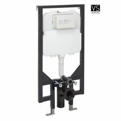 Crosswater - 1.14m Height Ultra Slim Wall Hung WC Support Frame (w/ Concealed Cistern) WCF118X50-VS+2