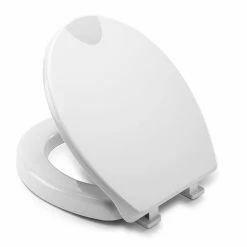 Croydex Raised White Toilet Seat - WL400522H