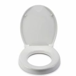 Croydex Raised White Toilet Seat - WL400522H -TOILET ACCESSORIES shop WL400522H ai3 460