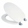 Croydex Flexi-Fix Kielder White Anti-Bacterial Toilet Seat - WL600822H -TOILET ACCESSORIES shop WL600822H P