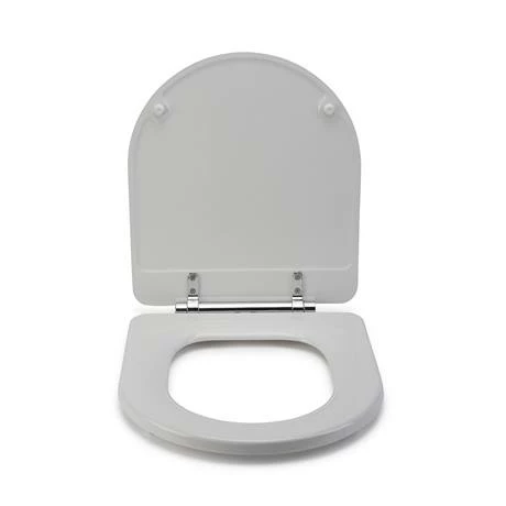 Croydex Garda D-Shape White Flexi-Fix Toilet Seat with Soft Close and Quick Release - WL600922H 5 Croydex Garda D-Shape White Flexi-Fix Toilet Seat with Soft Close and Quick Release - WL600922H - Image 3