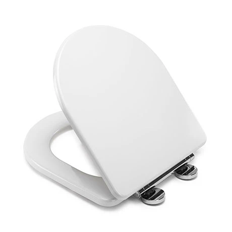 Croydex Garda D-Shape White Flexi-Fix Toilet Seat with Soft Close and Quick Release - WL600922H 3 Croydex Garda D-Shape White Flexi-Fix Toilet Seat with Soft Close and Quick Release - WL600922H