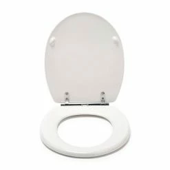 Croydex Lugano White Flexi-Fix Toilet Seat with Soft Close and Quick Release - WL601022H -TOILET ACCESSORIES shop WL601022H D2 460