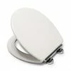 Croydex Lugano White Flexi-Fix Toilet Seat with Soft Close and Quick Release - WL601022H -TOILET ACCESSORIES shop WL601022H P