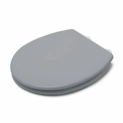 Croydex Lugano Grey Flexi-Fix Toilet Seat with Soft Close and Quick Release - WL601031H -TOILET ACCESSORIES shop WL601031H D3 460