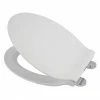 Croydex Flexi-Fix Michigan White Anti-Bacterial Toilet Seat with Soft Close and Quick Release - WL601622H -TOILET ACCESSORIES shop WL601622H P