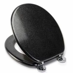 Croydex Flexi-Fix Black Quartz Effect Anti-Bacterial Toilet Seat - WL601821H 12 Croydex Flexi-Fix Black Quartz Effect Anti-Bacterial Toilet Seat - WL601821H -TOILET ACCESSORIES shop WL601821H ai4 460
