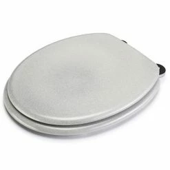 Croydex Flexi-Fix White Quartz Effect Anti-Bacterial Toilet Seat - WL601822H -TOILET ACCESSORIES shop WL601822H ai4 460