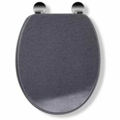 Croydex Flexi-Fix Dove Granite Effect Anti-Bacterial Toilet Seat - WL601931H -TOILET ACCESSORIES shop WL601931H ai4 460