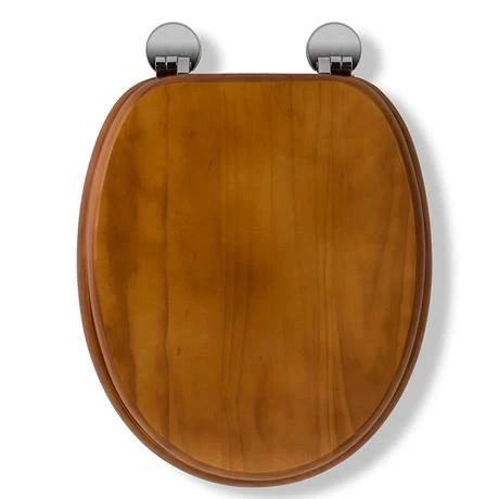Croydex Flexi-Fix Davos Antique Effect Solid Pine Anti-Bacterial Toilet Seat - WL602250H 7 Croydex Flexi-Fix Davos Antique Effect Solid Pine Anti-Bacterial Toilet Seat - WL602250H - Image 5