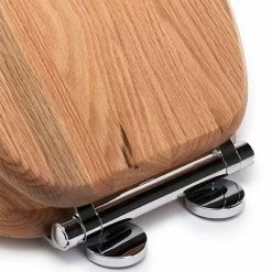 Croydex Flexi-Fix Rutland Solid Oak Anti-Bacterial Toilet Seat with Soft Close and Quick Release - WL602376H -TOILET ACCESSORIES shop WL602376H ai3 460