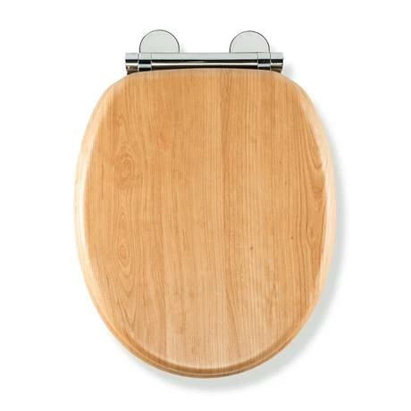 Croydex Hartley Oak Effect Toilet Seat with Soft Close and Quick Release - WL605076H 4 Croydex Hartley Oak Effect Toilet Seat with Soft Close and Quick Release - WL605076H - Image 2