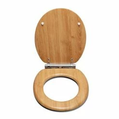 Croydex Hartley Oak Effect Toilet Seat with Soft Close and Quick Release - WL605076H 9 Croydex Hartley Oak Effect Toilet Seat with Soft Close and Quick Release - WL605076H -TOILET ACCESSORIES shop WL605076H D2 460