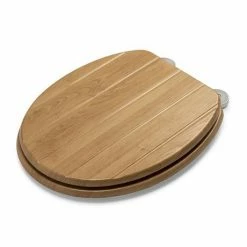 Croydex Tramonti Oak Effect Flexi-Fix Toilet Seat - WL610576H -TOILET ACCESSORIES shop WL610576H D3 460