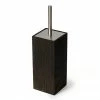Wooden Toilet Brush & Holder Dark Oak -TOILET ACCESSORIES shop WTBHDO P