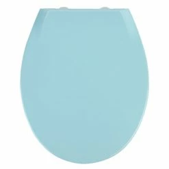 Wenko Kos Soft Close Toilet Seat - Blue
