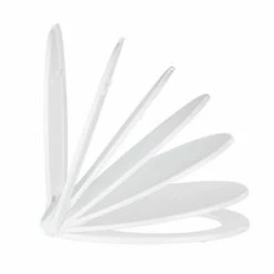 Wenko Kos Soft Close Toilet Seat - White -TOILET ACCESSORIES shop Wenko Kos Soft Close Toilet Seat White d3 460