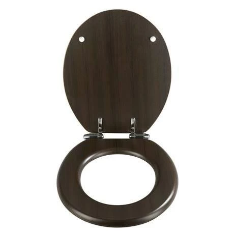 Wenko Wenge MDF Soft Close Toilet Seat 4 Wenko Wenge MDF Soft Close Toilet Seat - Image 2