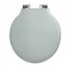 Imperial Etoile Soft Close Toilet Seat with Chrome Hinges - Grey Ecru -TOILET ACCESSORIES shop XE50000104NSB P