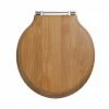 Imperial Etoile Standard Toilet Seat with Chrome Hinges - Natural Oak 2 Imperial Etoile Standard Toilet Seat with Chrome Hinges - Natural Oak -TOILET ACCESSORIES shop XE50000120 P