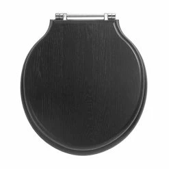 Imperial Etoile Standard Toilet Seat with Chrome Hinges - Wenge
