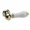Imperial Antique Gold Cistern Lever Handle with White Ceramic Handle -TOILET ACCESSORIES shop XO12000200 P