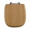 Imperial Radcliffe Standard Toilet Seat with Chrome Hinges - Natural Oak -TOILET ACCESSORIES shop XW50000120 P