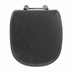 Imperial Radcliffe Standard Toilet Seat with Chrome Hinges - Wenge