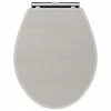 York Grey Top Fixing Soft Close Toilet Seat 1 York Grey Top Fixing Soft Close Toilet Seat -TOILET ACCESSORIES shop YRKTSGRY p